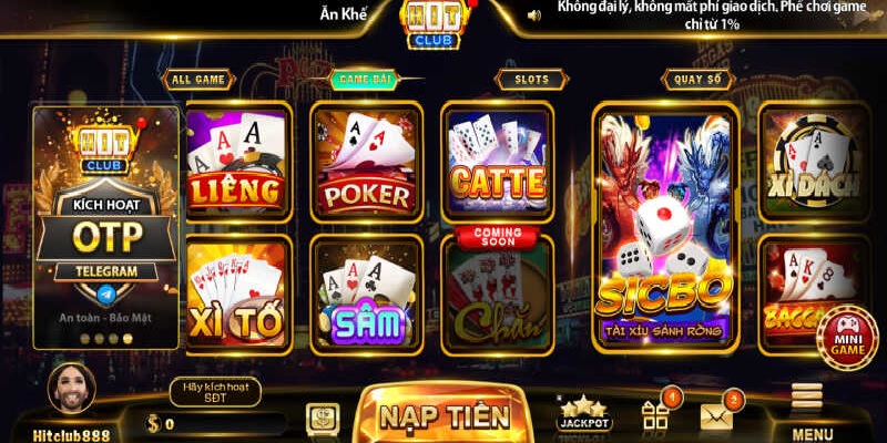 Chắn hitclub luôn là lựa chọn hàng đầu của game thủ