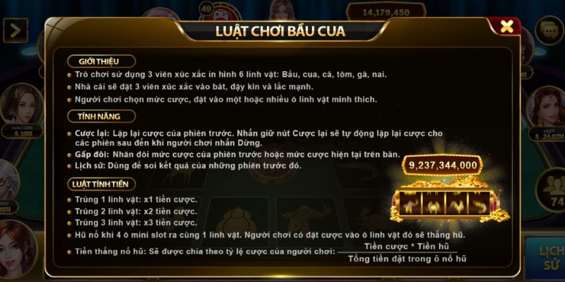 Quy trình diễn ra một ván Bầu Cua Hitclub người mới cần ghi nhớ